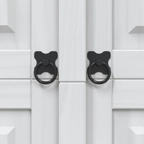 VidaXL Skrinka biela 80x40x170 cm mexická borovica Corona Range