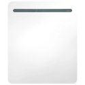 VidaXL LED kúpeľňová zrkadlová skrinka 68x9x80 cm