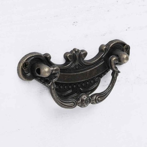 VidaXL Skrinka so zásuvkami, biela 60x30x75 cm, drevo