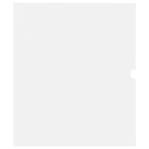 VidaXL Skrinka so vstavaným umývadlom, biela, kompozitné drevo