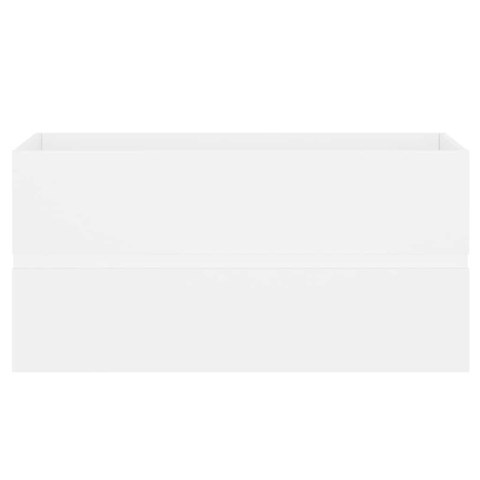 VidaXL Skrinka so vstavaným umývadlom biela kompozitné drevo