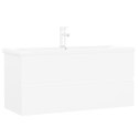 VidaXL Skrinka so vstavaným umývadlom biela kompozitné drevo