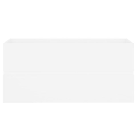 VidaXL Skrinka so vstavaným umývadlom biela kompozitné drevo