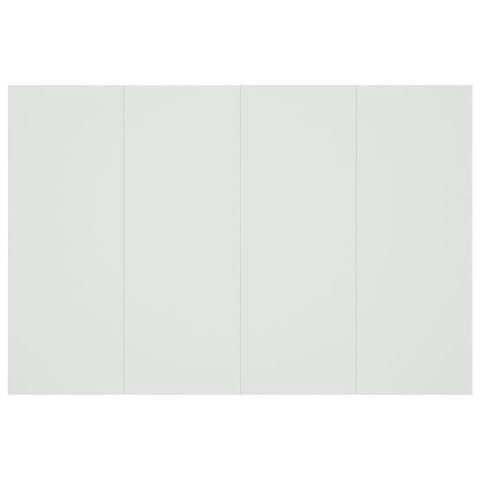 VidaXL Čelo postele so skrinkami biele spracované drevo