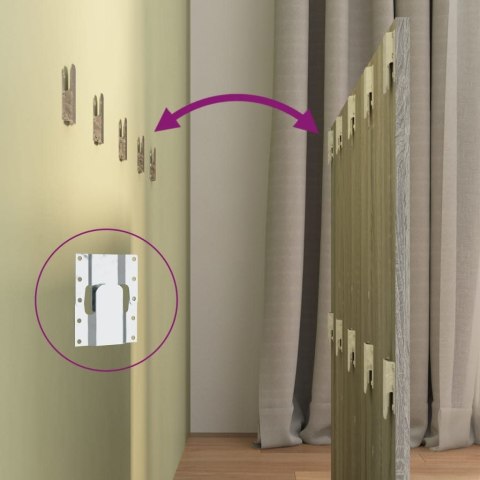 VidaXL Čelo postele so skrinkami dub sonoma spracované drevo