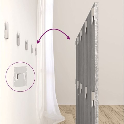 VidaXL Čelo postele so skrinkami sivé sonoma spracované drevo