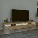VidaXL TV skrinka s LED svetlami dub sonoma 230 x 36,5 x 40 cm