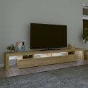 VidaXL TV skrinka s LED svetlami dub sonoma 260 x 36,5 x 40 cm