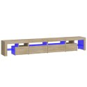 VidaXL TV skrinka s LED svetlami dub sonoma 260 x 36,5 x 40 cm