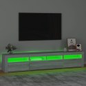 VidaXL TV skrinka s LED svetlami sivá sonoma 210x35x40 cm