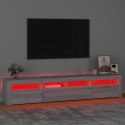 VidaXL TV skrinka s LED svetlami sivá sonoma 210x35x40 cm