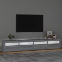 VidaXL TV skrinka s LED svetlami sivá sonoma 240x35x40 cm