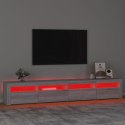 VidaXL TV skrinka s LED svetlami sivá sonoma 240x35x40 cm
