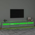 VidaXL TV skrinka s LED svetlami sivá sonoma 270x35x40 cm