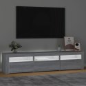 VidaXL TV skrinka s LED svetlami sivý dub sonoma 180x35x40 cm