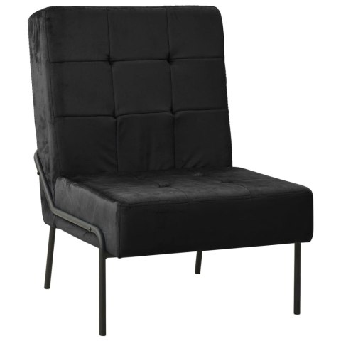  Fotel, 65x79x87 cm, czarny, obity aksamitem