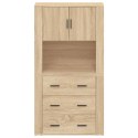 VidaXL Vysoká skrinka dub sonoma spracované drevo