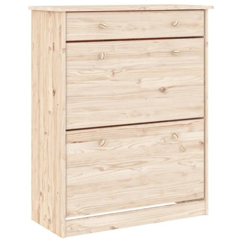 VidaXL Vysoká skrinka ALTA 77x35x188 cm borovicový masív