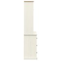 VidaXL Vysoká skrinka VIGO biela 78x40x175 cm borovicový masív