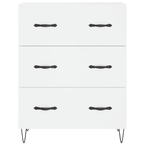 VidaXL Vysoká skrinka biela 69,5x34x180 cm spracované drevo