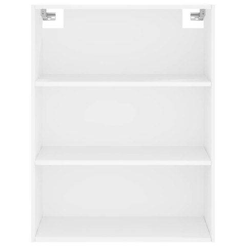 VidaXL Vysoká skrinka biela 69,5x34x180 cm spracované drevo