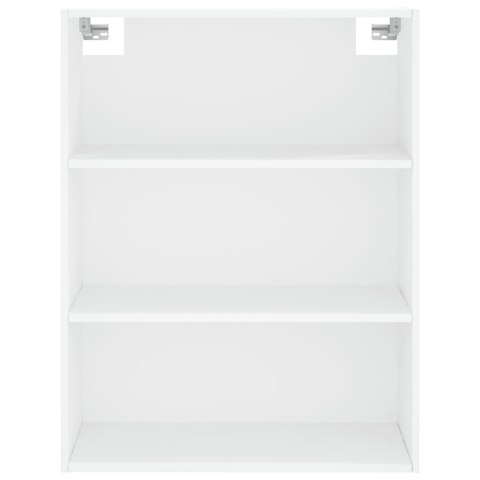 VidaXL Vysoká skrinka biela 69,5x34x180 cm spracované drevo