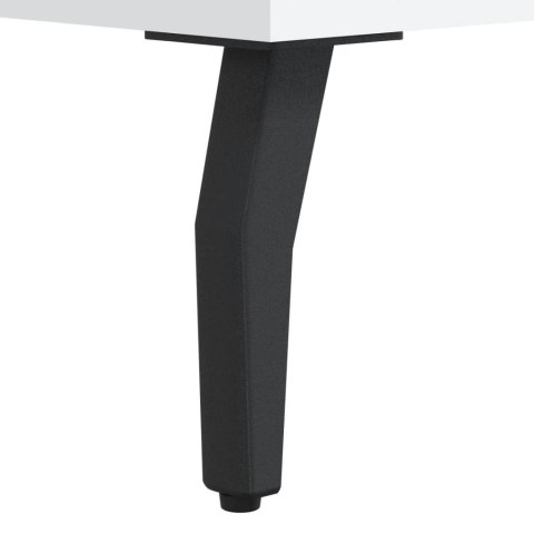 VidaXL Vysoká skrinka biela 69,5x34x180 cm spracované drevo