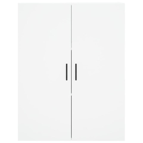 VidaXL Vysoká skrinka biela 69,5x34x180 cm spracované drevo