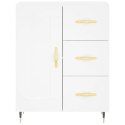 VidaXL Vysoká skrinka biela 69,5x34x180 cm spracované drevo
