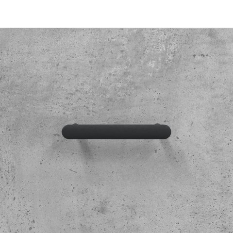 VidaXL Vysoká skrinka betónová sivá 34,5x34x180 cm spracované drevo