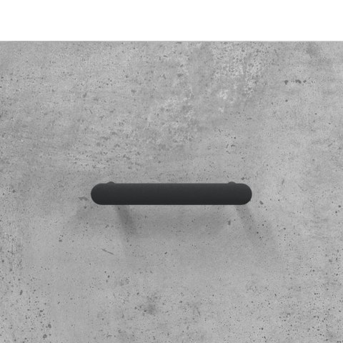 VidaXL Vysoká skrinka betónová sivá 69,5x34x180 cm spracované drevo