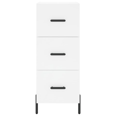 VidaXL Vysoká skrinka biela 34,5x34x180 cm spracované drevo