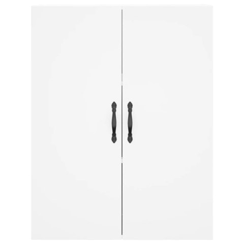 VidaXL Vysoká skrinka biela 69,5x34x180 cm spracované drevo