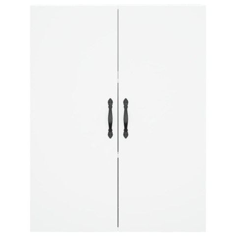 VidaXL Vysoká skrinka biela 69,5x34x180 cm spracované drevo