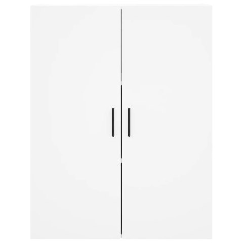 VidaXL Vysoká skrinka biela 69,5x34x180 cm spracované drevo