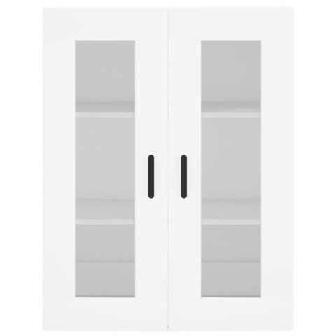 VidaXL Vysoká skrinka biela 69,5x34x180 cm spracované drevo