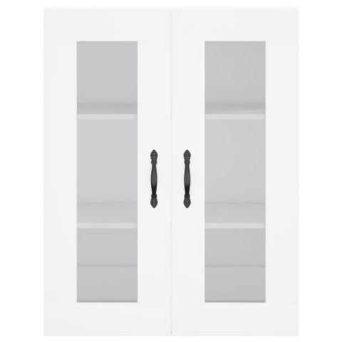 VidaXL Vysoká skrinka biela 69,5x34x180 cm spracované drevo