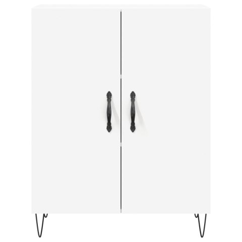 VidaXL Vysoká skrinka biela 69,5x34x180 cm spracované drevo