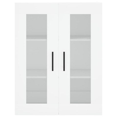 VidaXL Vysoká skrinka biela 69,5x34x180 cm spracované drevo