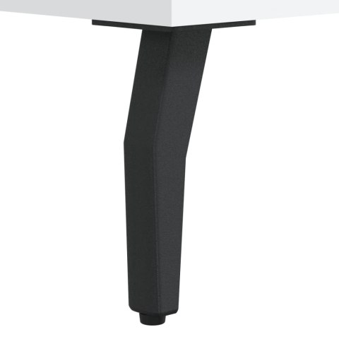 VidaXL Vysoká skrinka biela 69,5x34x180 cm spracované drevo