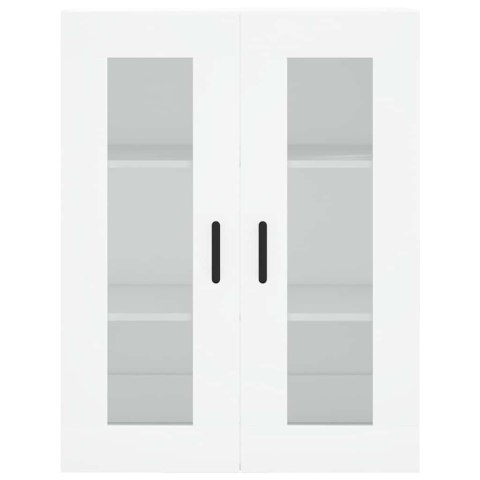 VidaXL Vysoká skrinka biela 69,5x34x180 cm spracované drevo