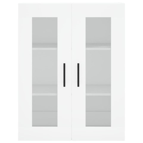 VidaXL Vysoká skrinka biela 69,5x34x180 cm spracované drevo