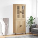 VidaXL Vysoká skrinka dub sonoma 69,5x34x180 cm spracované drevo