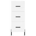 VidaXL Vysoká skrinka biela 34,5x34x180 cm spracované drevo