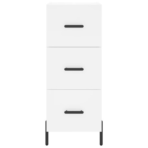 VidaXL Vysoká skrinka biela 34,5x34x180 cm spracované drevo