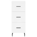 VidaXL Vysoká skrinka biela 34,5x34x180 cm spracované drevo
