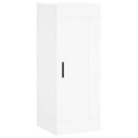 VidaXL Vysoká skrinka biela 34,5x34x180 cm spracované drevo