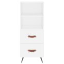 VidaXL Vysoká skrinka biela 34,5x34x180 cm spracované drevo