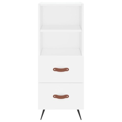 VidaXL Vysoká skrinka biela 34,5x34x180 cm spracované drevo