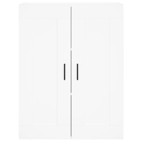 VidaXL Vysoká skrinka biela 69,5x34x180 cm spracované drevo